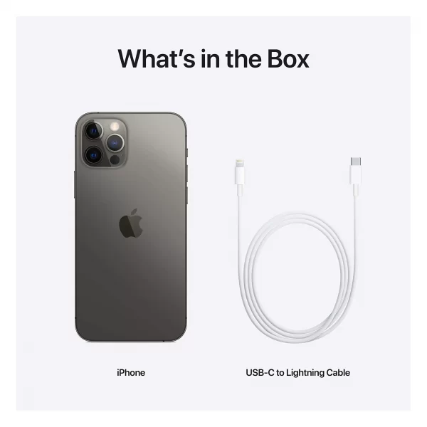 Apple iPhone 12 Pro, 128GB, Graphite – Unlocked - Image 3